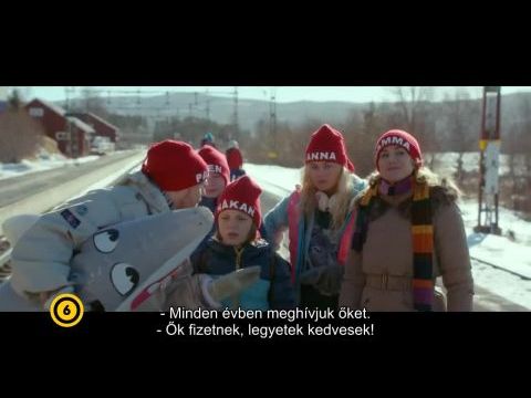 Szeleburdi svéd család síel - Rénszarvasok hátán