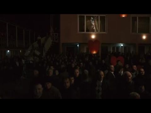 A naplemente vakító fénye